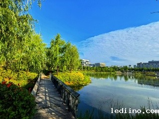 初夏明媚的清水湖